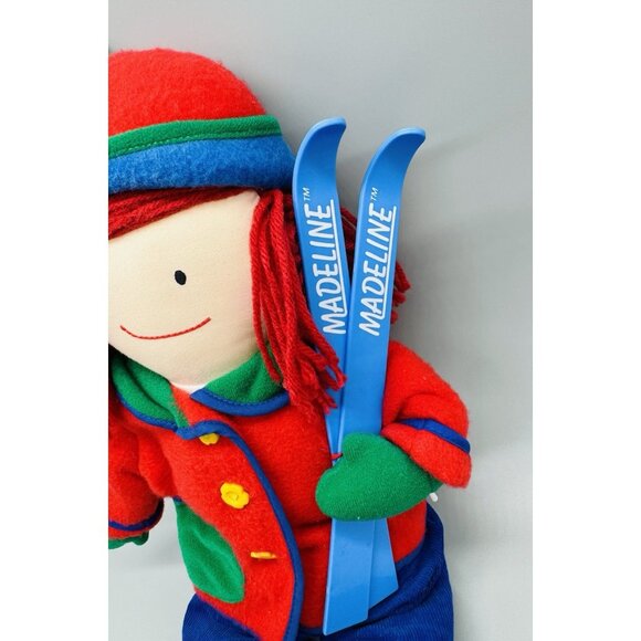 Eden Madeline Alpine Winter Skis Snow Boot Outfit Plush Stuffed Doll 20 inch - Picture 3 of 5
